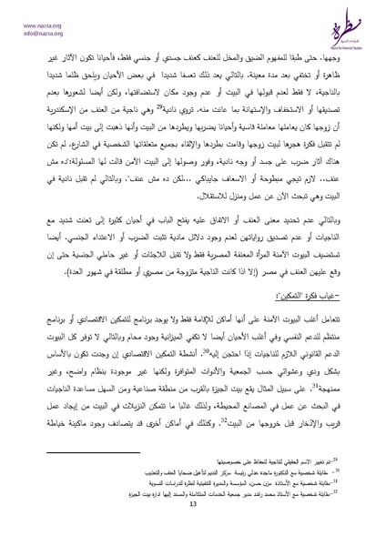 ملف:إشكاليات البيوت الآمنة للنساء نظرة للدراسات النسوية.pdf