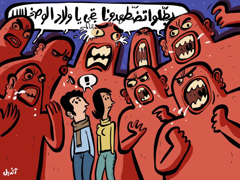 ملف:كاريكاتير-أنديل-مدى مصر-22-01-2019.jpg
