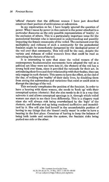 ملف:Post-Colonial Feminism and the Veil - Thinking the Difference.pdf