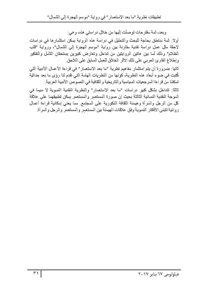 ملف:تطبيقات نظرية ما بعد الاستعمار في رواية موسم الهجرة إلى الشمال.pdf