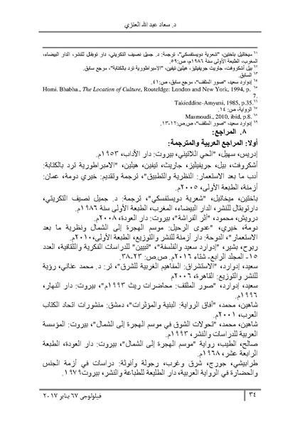 ملف:تطبيقات نظرية ما بعد الاستعمار في رواية موسم الهجرة إلى الشمال.pdf