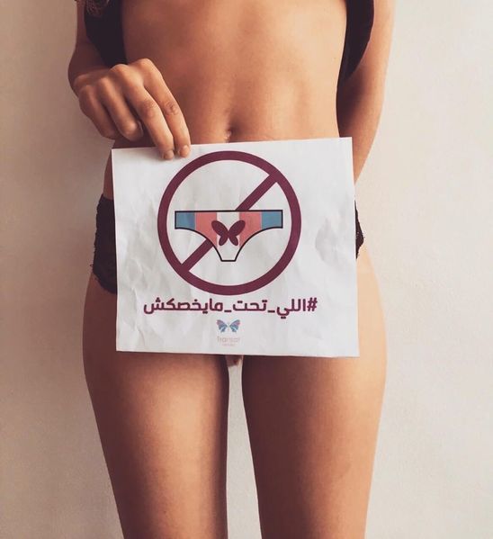 ملف:مشاركة المجموعة المغربية "نسويات" في حملة اللي تحت مايخصكش.jpeg