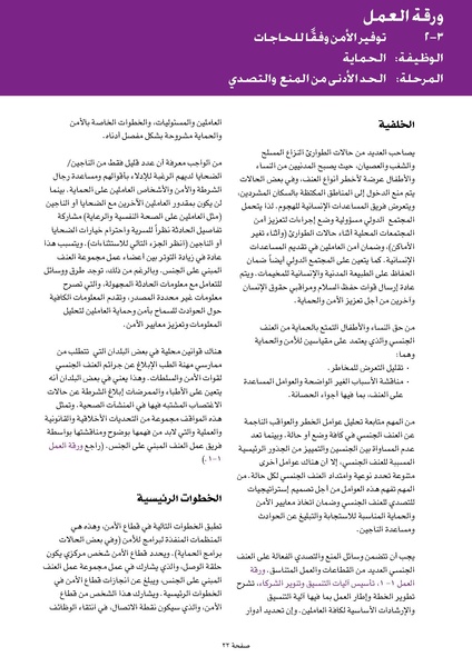ملف:ضوابط التدخل في العنف المبني على الجنس في الحالات الإنسانية .pdf