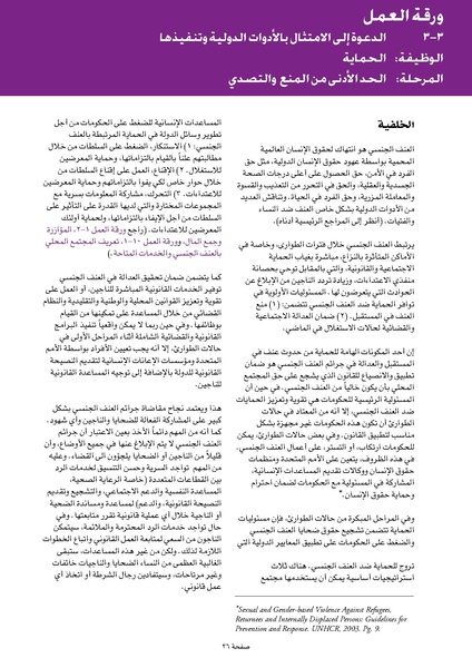 ملف:ضوابط التدخل في العنف المبني على الجنس في الحالات الإنسانية .pdf