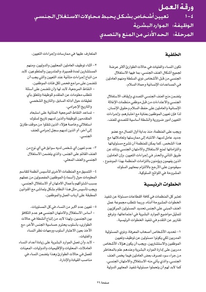 ملف:ضوابط التدخل في العنف المبني على الجنس في الحالات الإنسانية .pdf