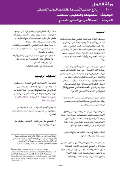 ملف:ضوابط التدخل في العنف المبني على الجنس في الحالات الإنسانية .pdf
